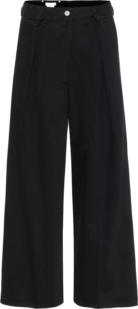Dries Van Noten High-rise wide-leg cropped jeans