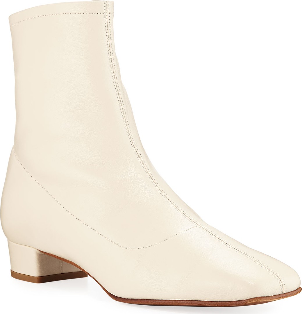 By Far Este Zip Leather Booties