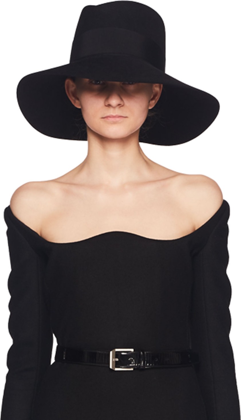 Saint Laurent Floppy Rabbit Felt Hat