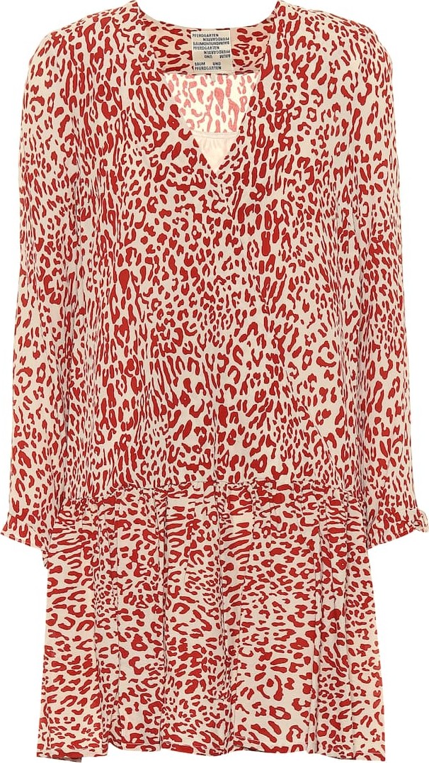 Baum und Pferdgarten Alda printed silk-blend minidress