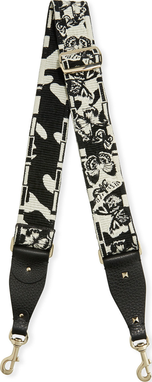 Valentino Guitar Rockstud Camouflage Strap