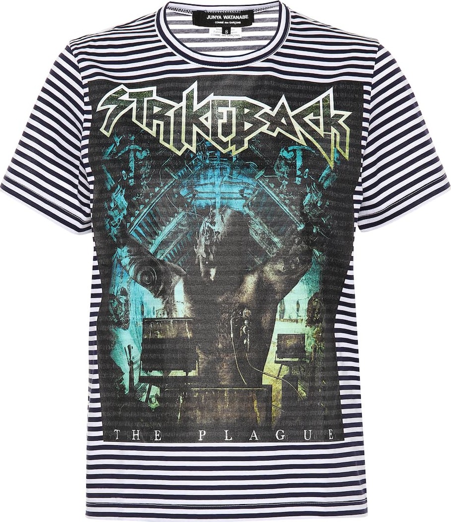 Junya Watanabe Striped cotton T-shirt