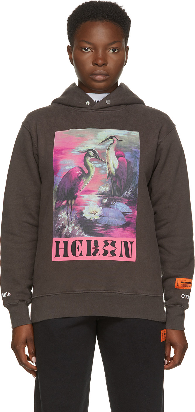 Heron Preston - Grey Heron Birds Hoodie