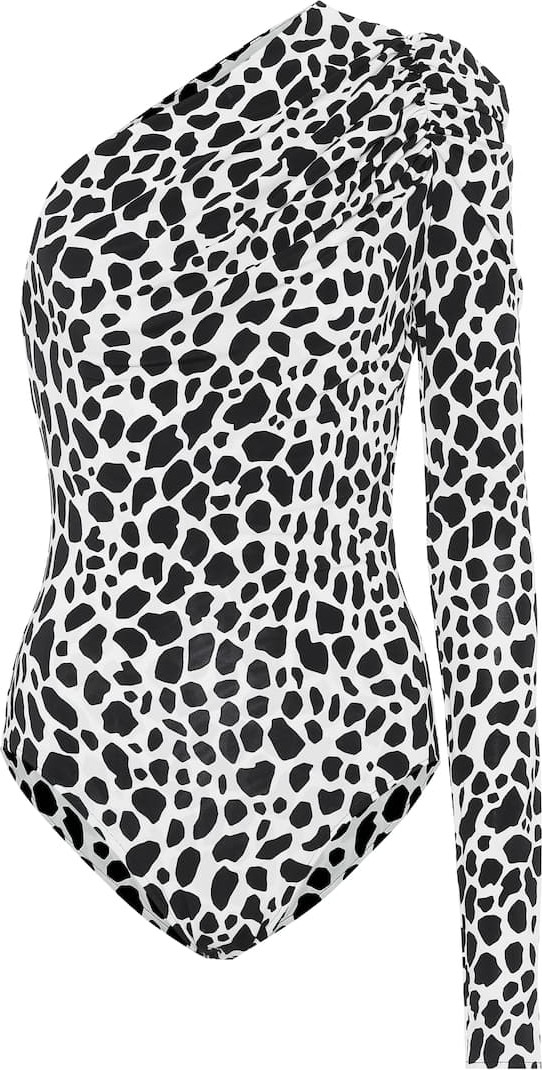 Alexandre Vauthier Exclusive to Mytheresa – Animal-print stretch-jersey bodysuit