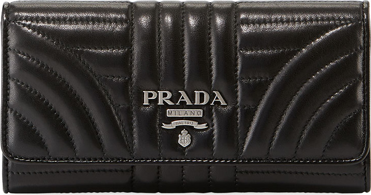 Prada Diagramme Impunture Napa Continental Wallet
