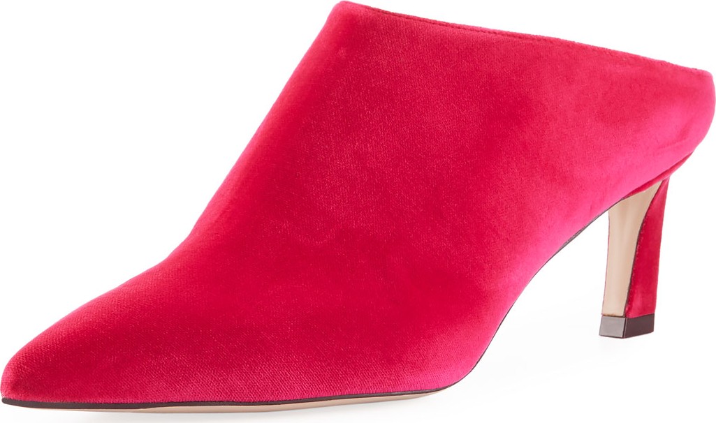 Stuart Weitzman Mira Pointed-Toe Slide Mule