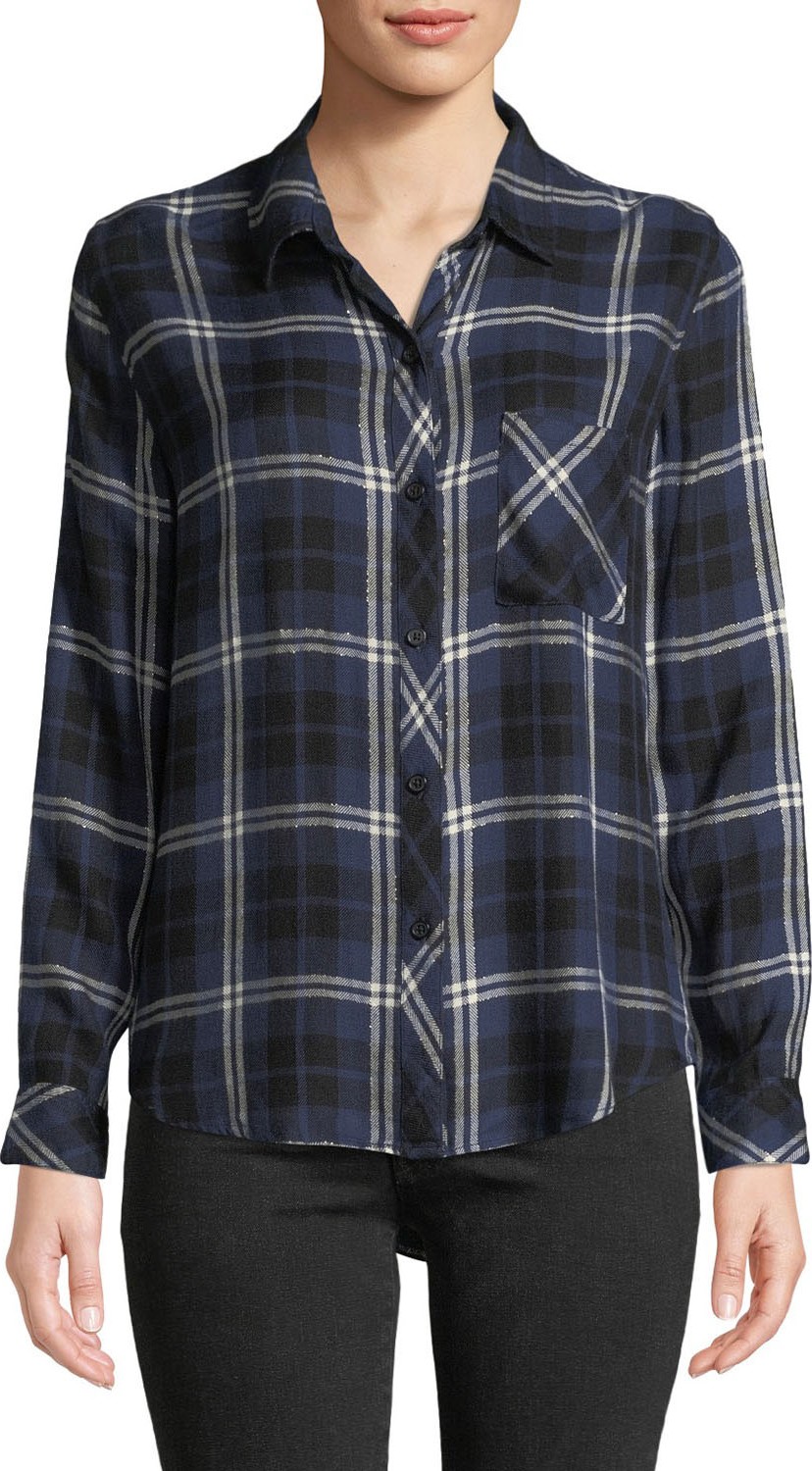 RAILS Hunter Plaid Button-Front Shirt