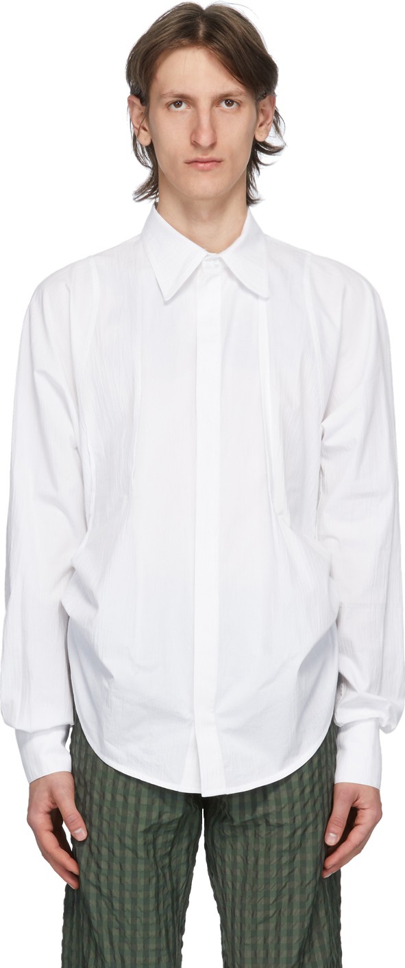 Bianca Saunders White Harlem Shirt