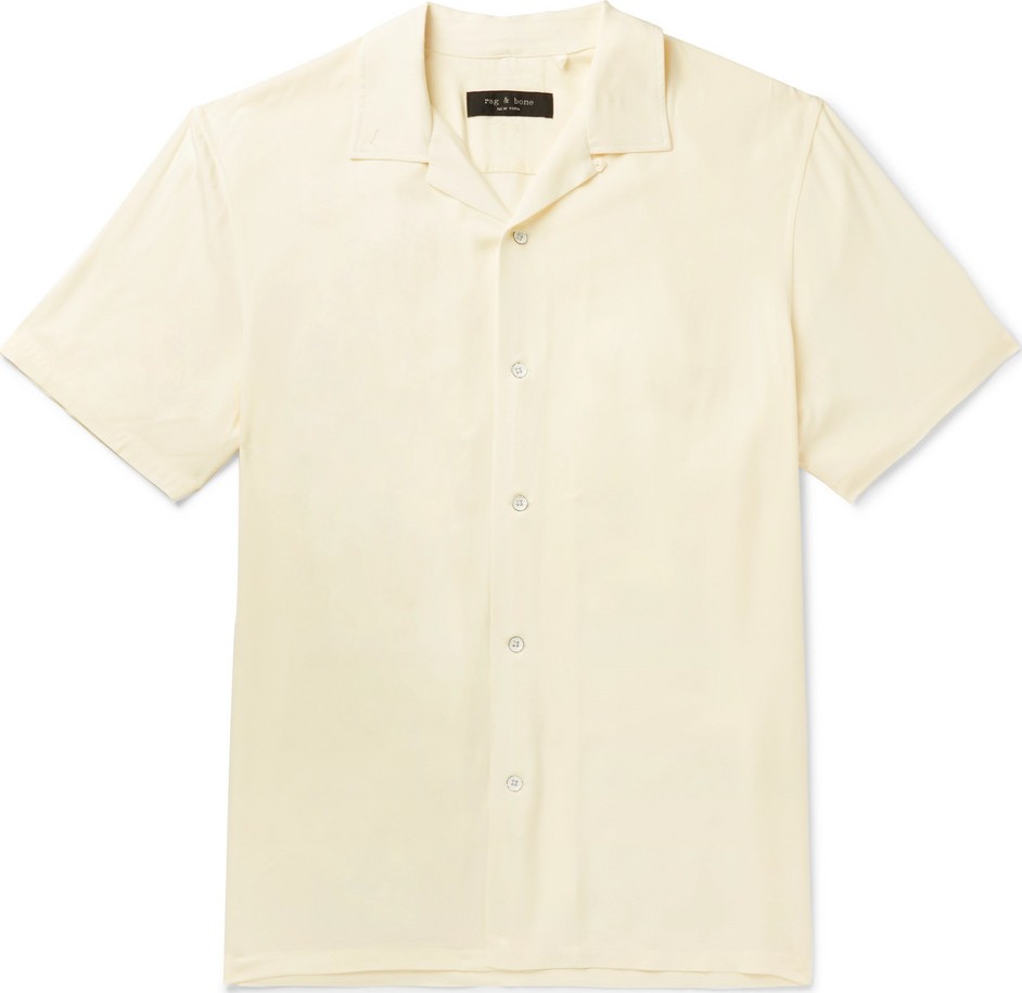 Rag & Bone Camp-Collar Twill Shirt