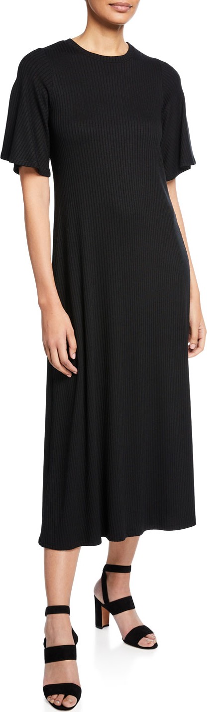 Rachel Pally Oona Short-Sleeve Rib Dress