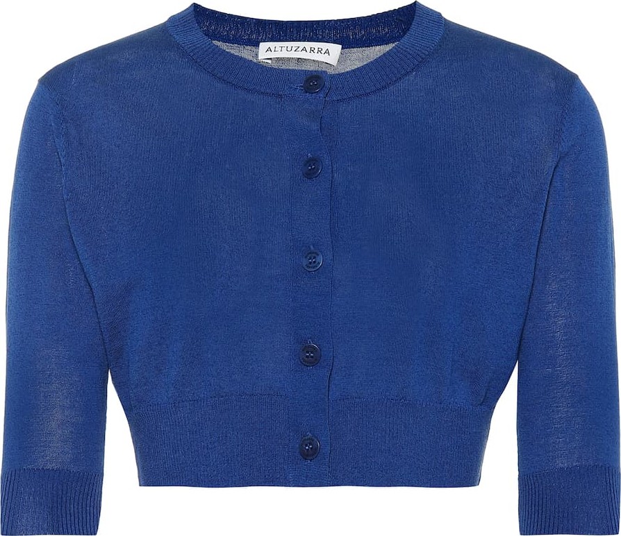Altuzarra Anita cotton and silk cardigan