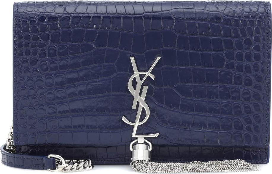 Saint Laurent Kate Tassel embossed leather shoulder bag