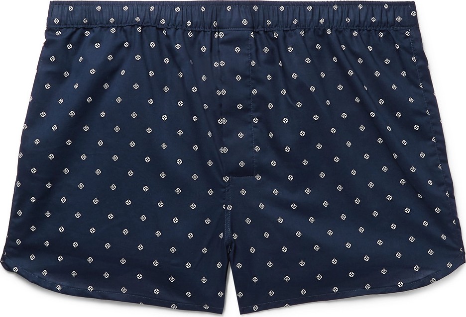 Derek Rose Nelson Printed Cotton Boxer Shorts
