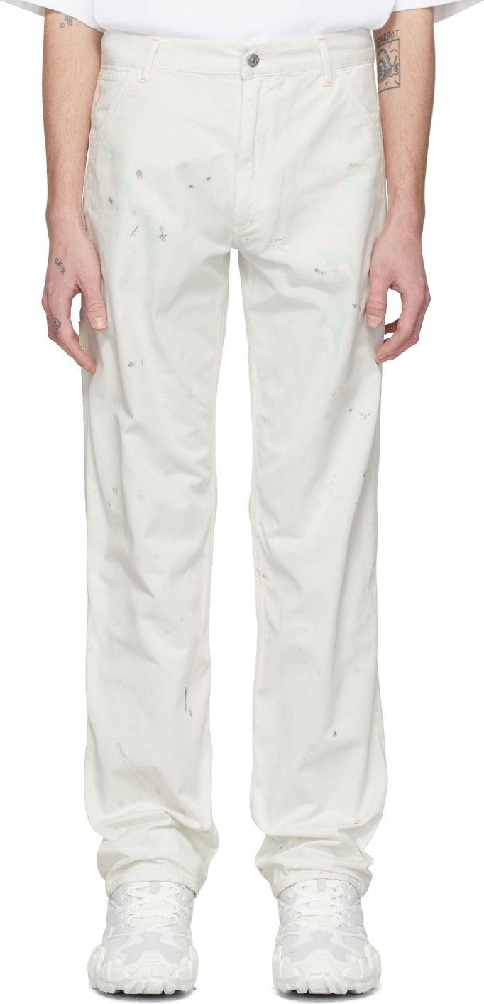 Acne Studios Off-White Blå Konst Murphy Painter Jeans