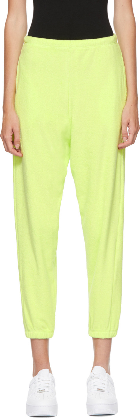 Gil Rodriguez - SSENSE Exclusive Green Terry Beachwood Lounge Pants