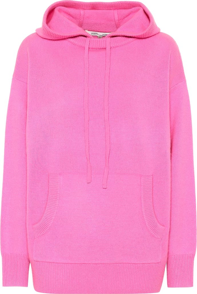 DIANE von FURSTENBERG Wool and cashmere hoodie