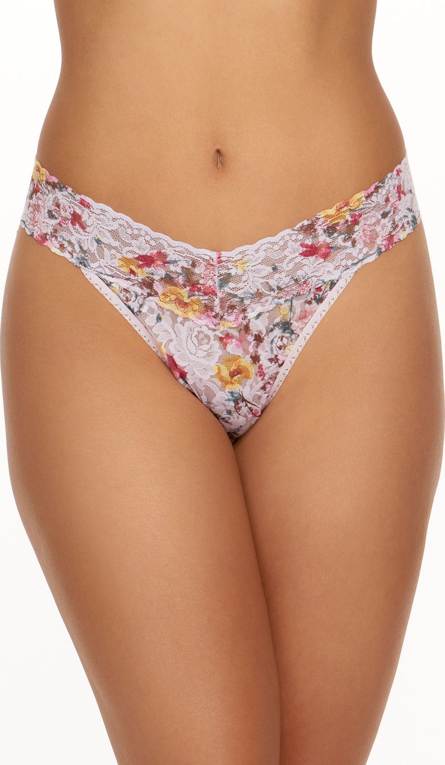 Hanky Panky Blanche Fleur Original Rise Signature Lace Thong