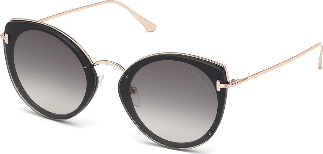 TOM FORD Acetate & Metal Cat-Eye Sunglasses