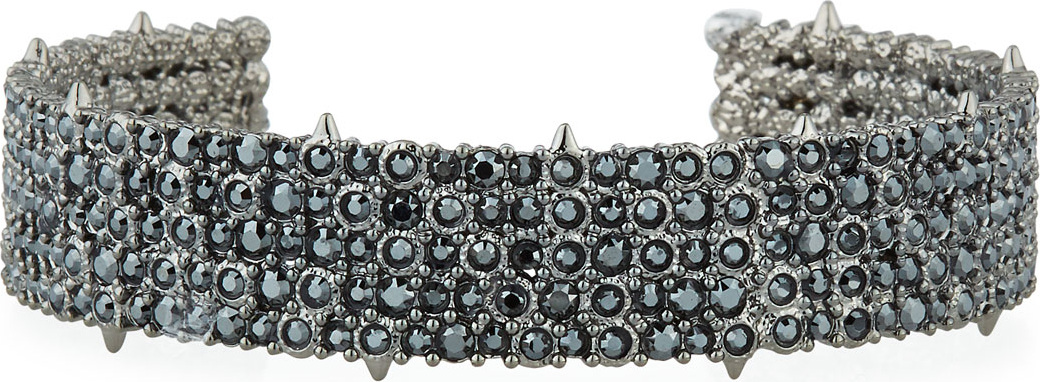 Alexis Bittar Crystal Pave Cuff Bracelet