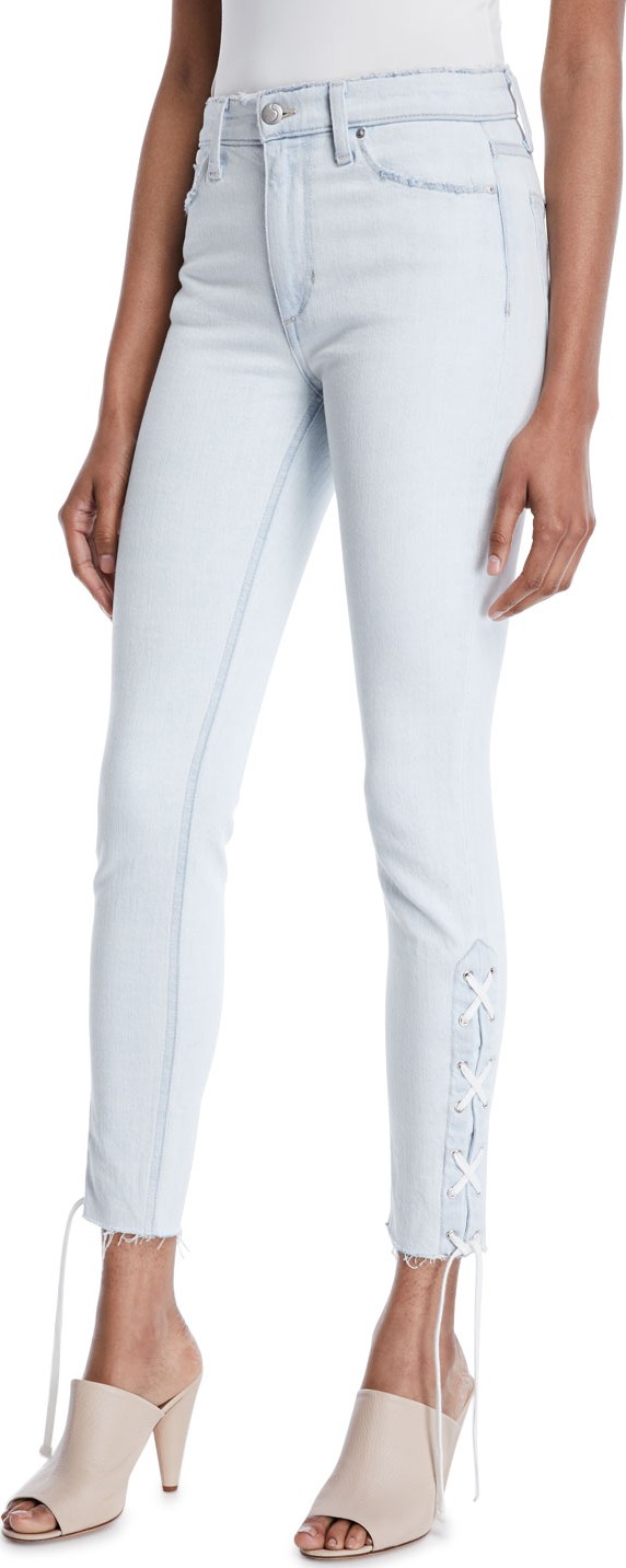 Joe's Jeans The Charlie Lace-Up Skinny Jeans