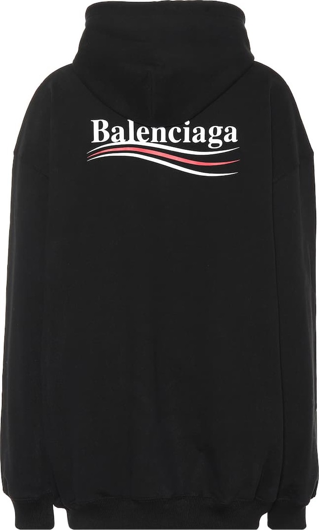 Balenciaga Printed cotton hoodie