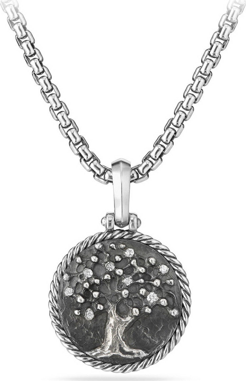 David Yurman Tree of Life Diamond Amulet