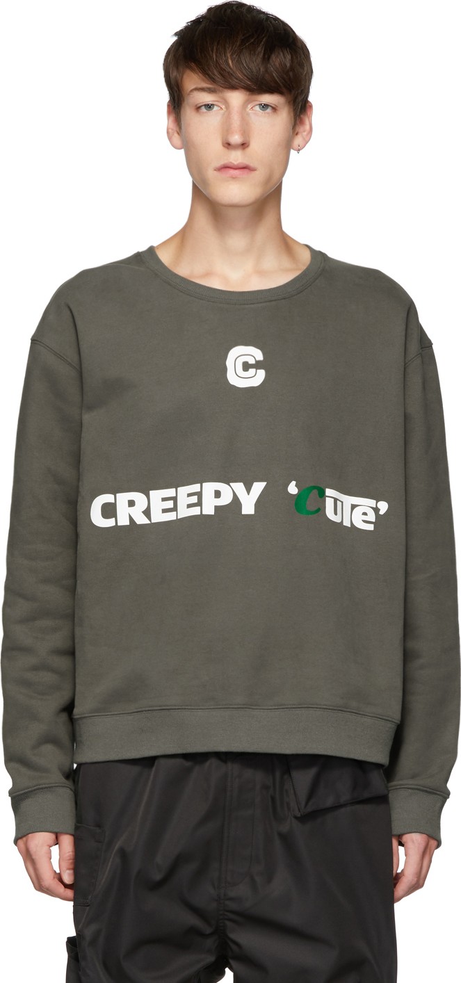 Xander Zhou Grey Pullover Sweatshirt