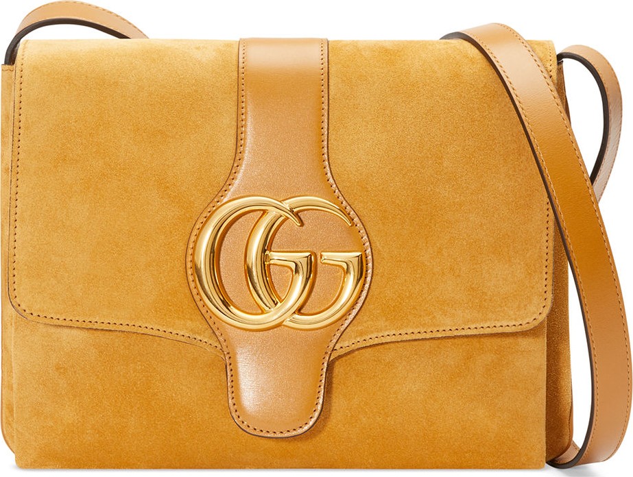 Gucci Arli Medium Suede Shoulder Bag