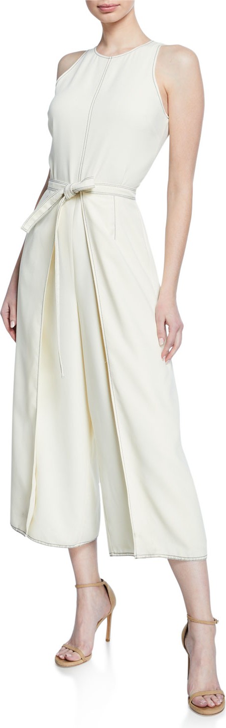 Joie Mairead Sleeveless Split-Leg Jumpsuit