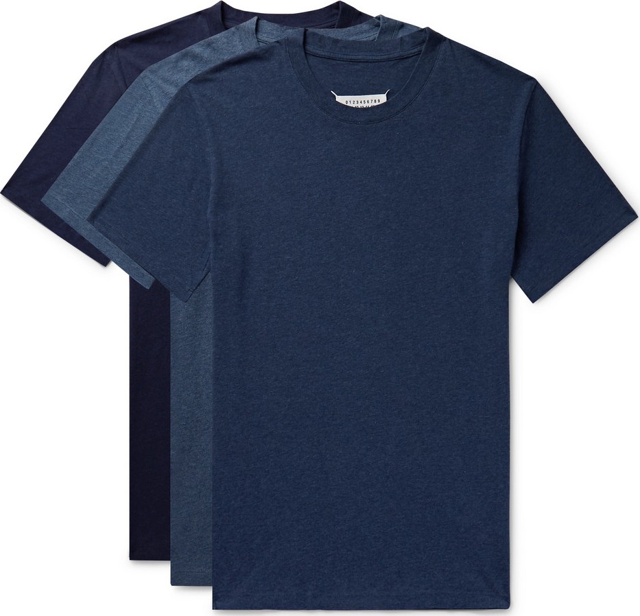 Maison Margiela Three-Pack Slim-Fit Cotton-Jersey T-Shirts