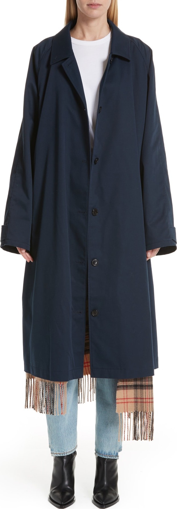 Vetements Scarf Trench Coat