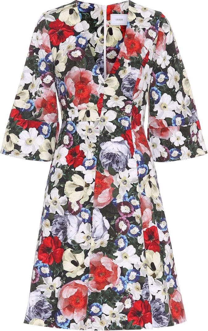 Erdem Yeva stretch-cotton midi dress