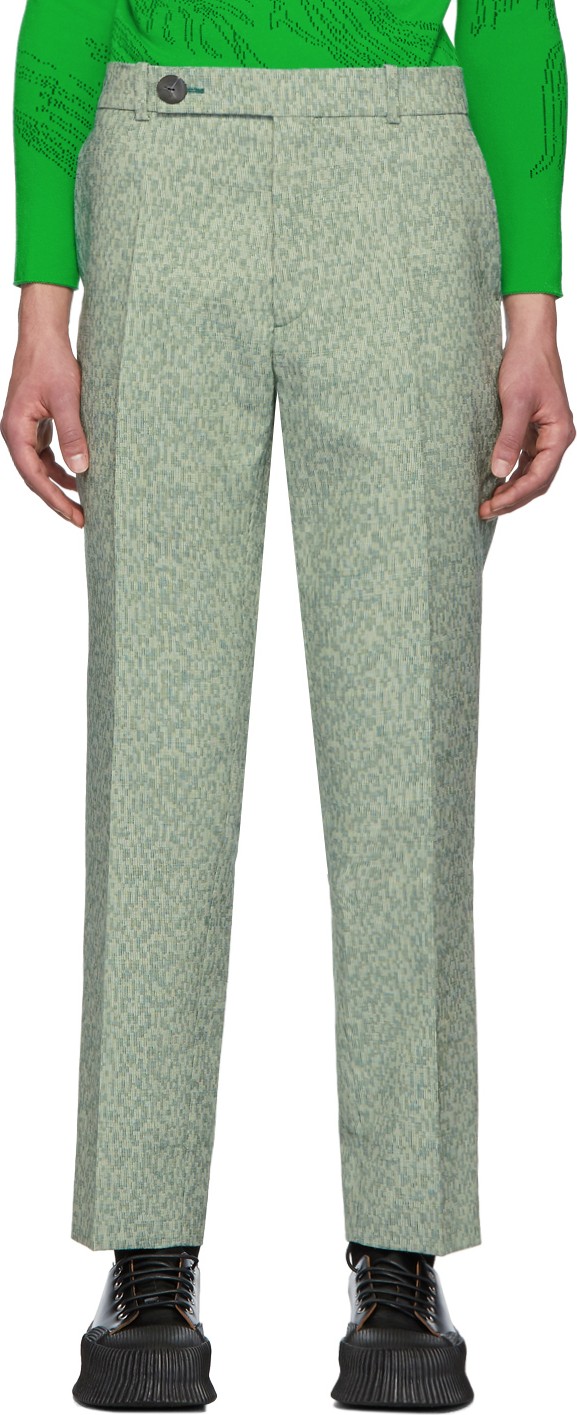 Namacheko Green Shil Trousers