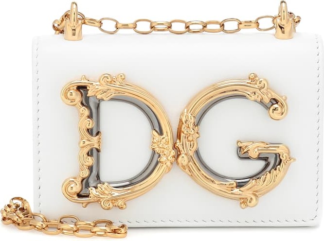 Dolce & Gabbana DG Girls Mini leather shoulder bag