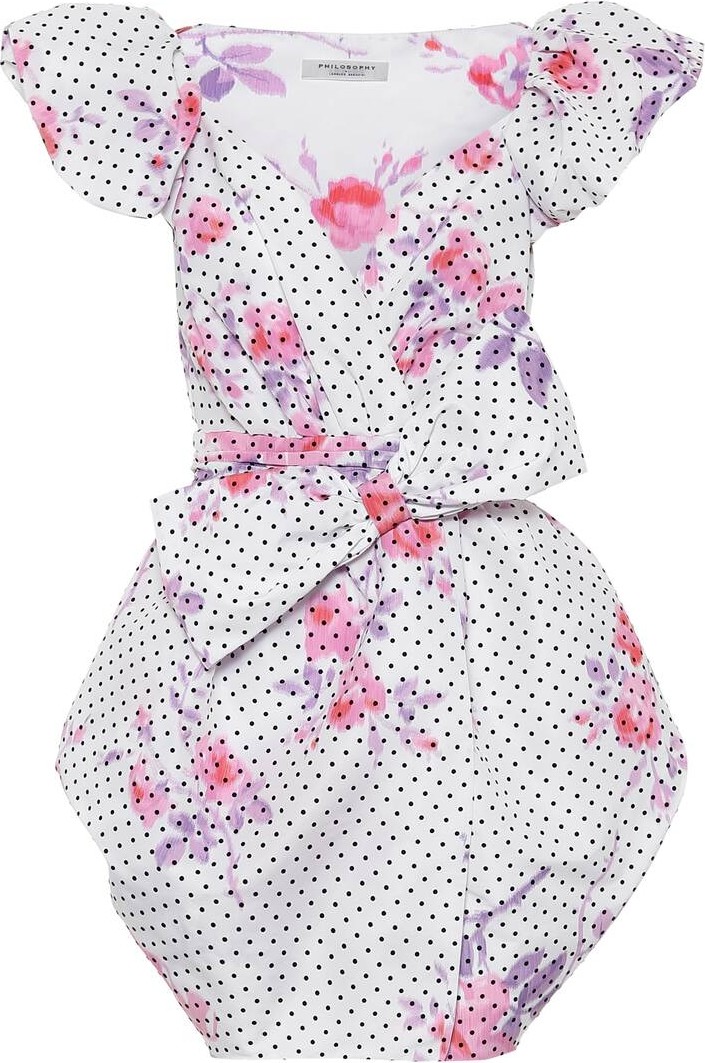 Philosophy Di Lorenzo Serafini Printed minidress