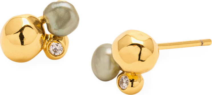 Gorjana Vienna Shimmer Stud Earrings