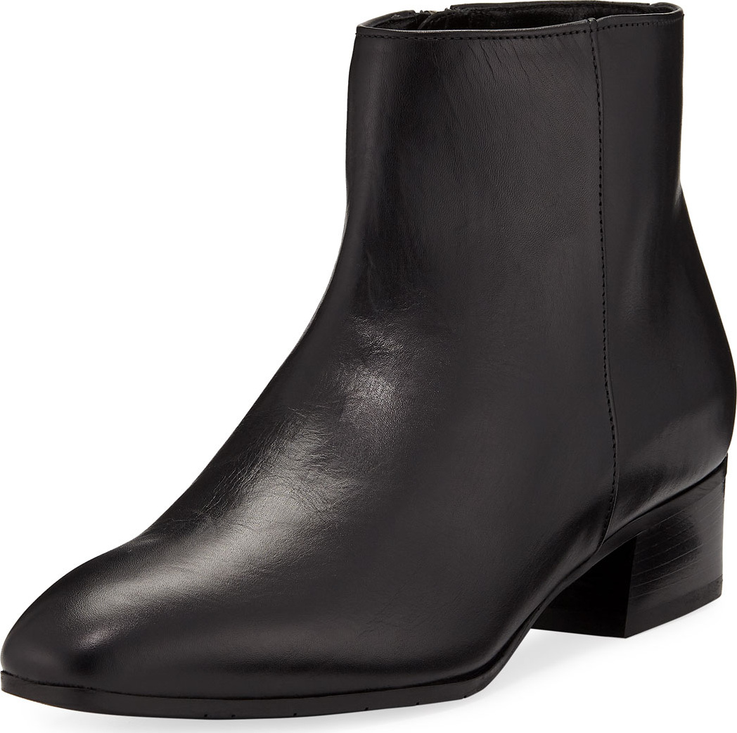 Aquatalia Fuoco Leather Ankle Boots