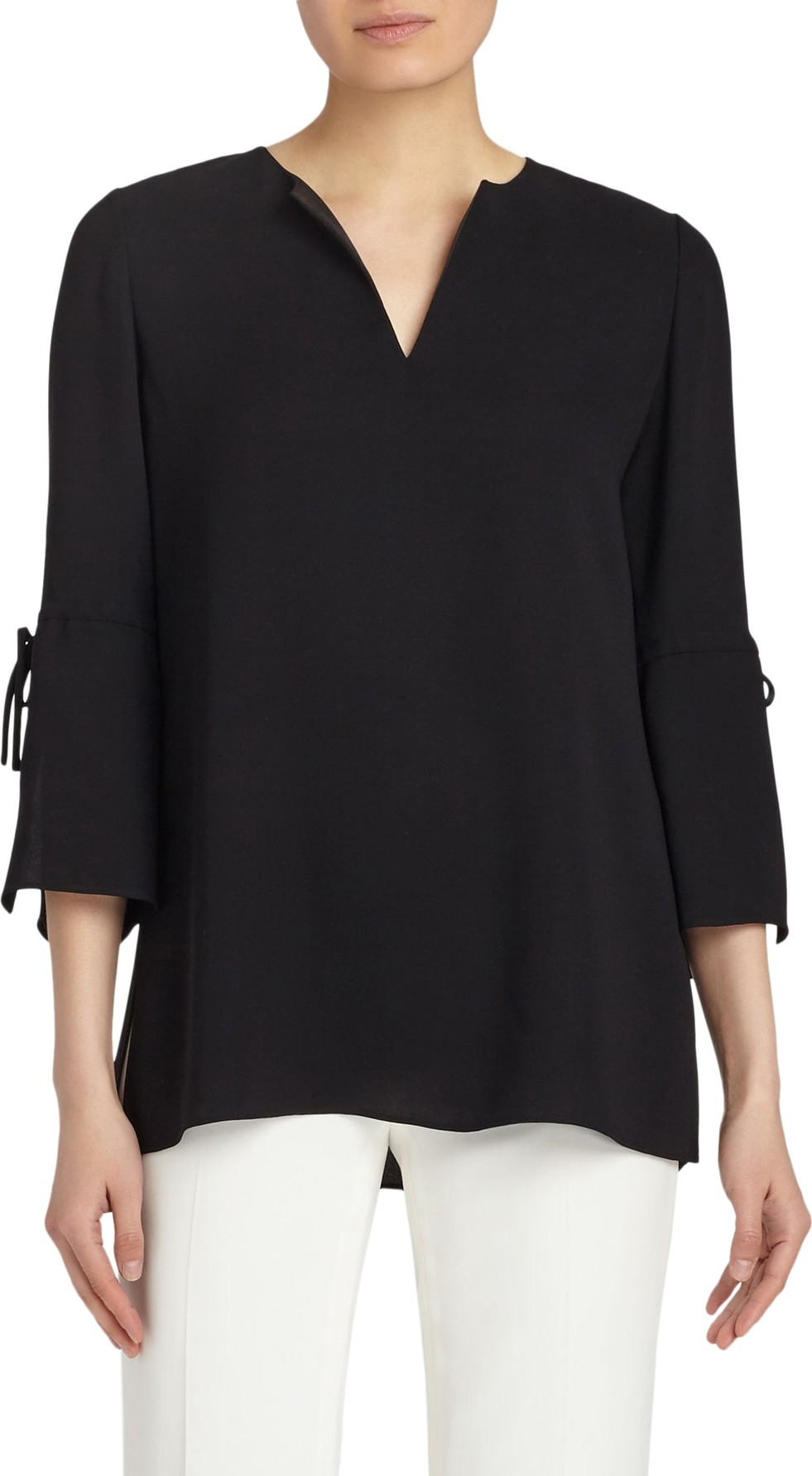 Lafayette 148 New York Sela Silk Blouse