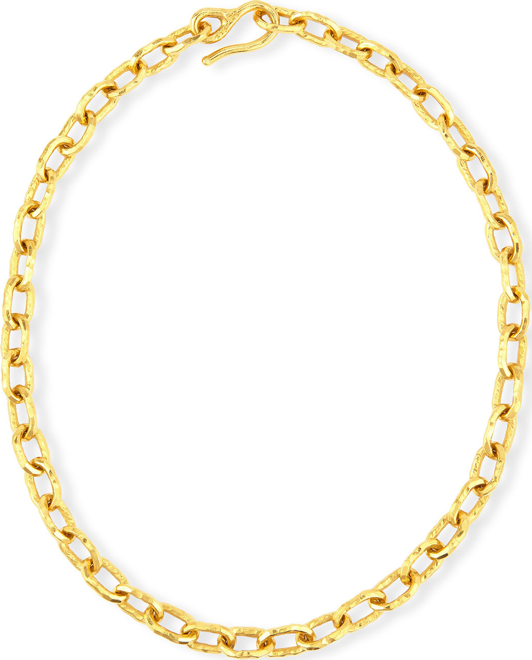 Jean Mahie Cadene 20 22K Yellow Gold Chain Necklace, 16"