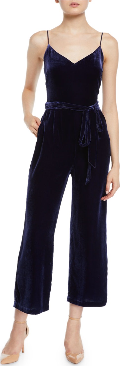 L'AGENCE Jaelyn Velvet Camisole Jumpsuit L'AGENCE Jaelyn Velvet Camisole Jumpsuit