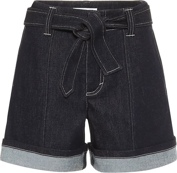 Chloe High-rise denim shorts