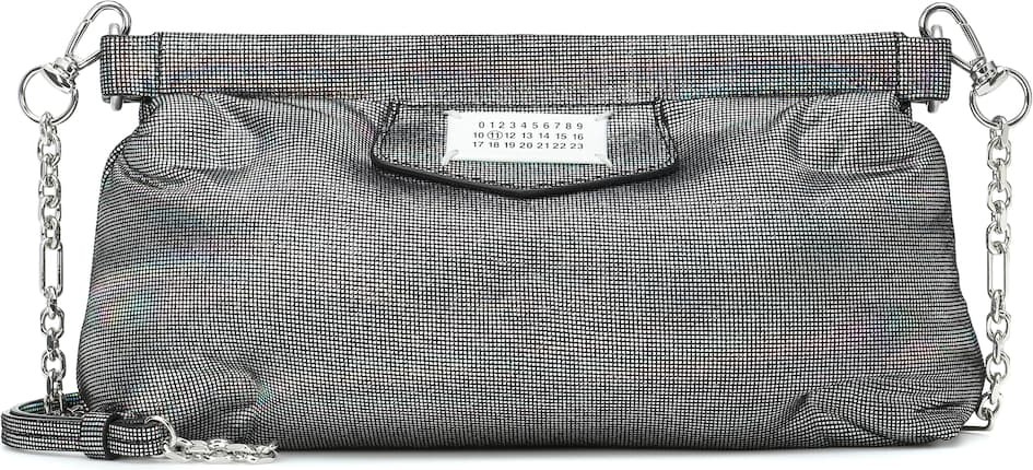 Maison Margiela Red Carpet Glam Slam leather clutch