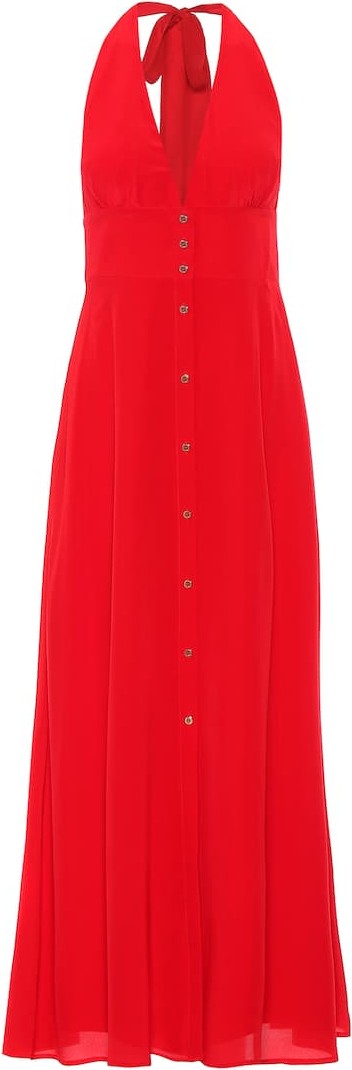 HEIDI KLEIN Pampelonne silk maxi dress