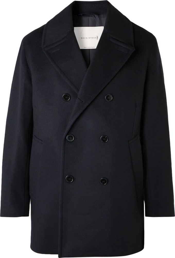 Mackintosh Double-Breasted Wool and Cashmere-Blend Peacoat