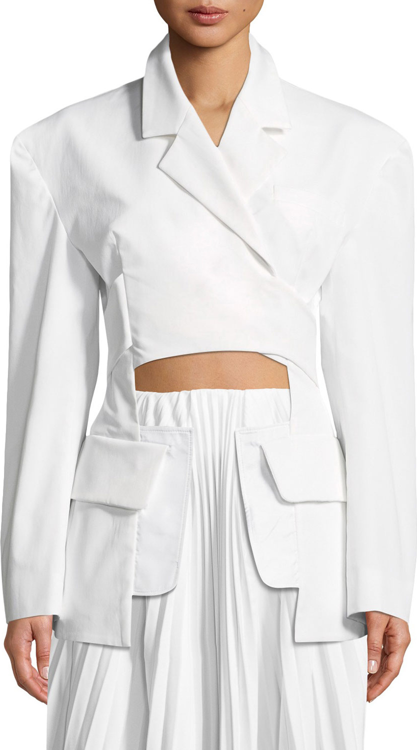 A.W.A.K.E Deconstructed One-Button Blazer