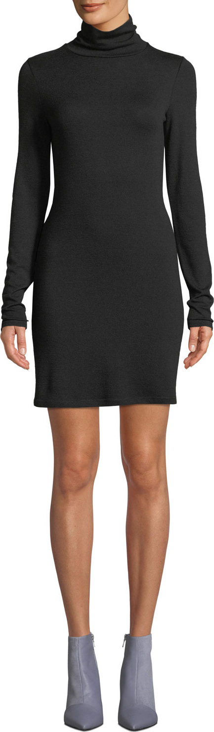Rag & Bone Landon Turtleneck Long-Sleeve Body-con Sweaterdress