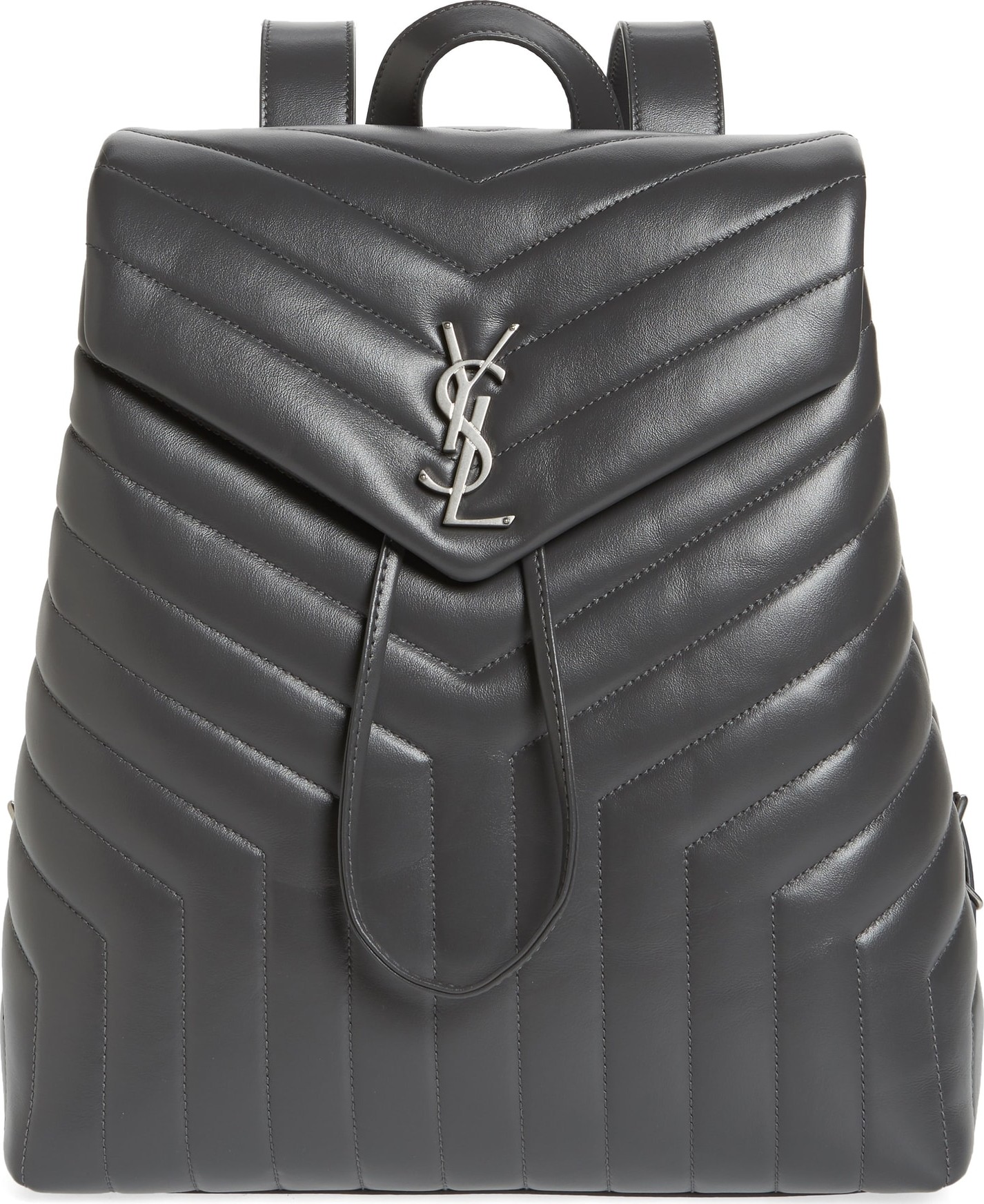 Saint Laurent Medium Loulou Calfskin Leather Backpack