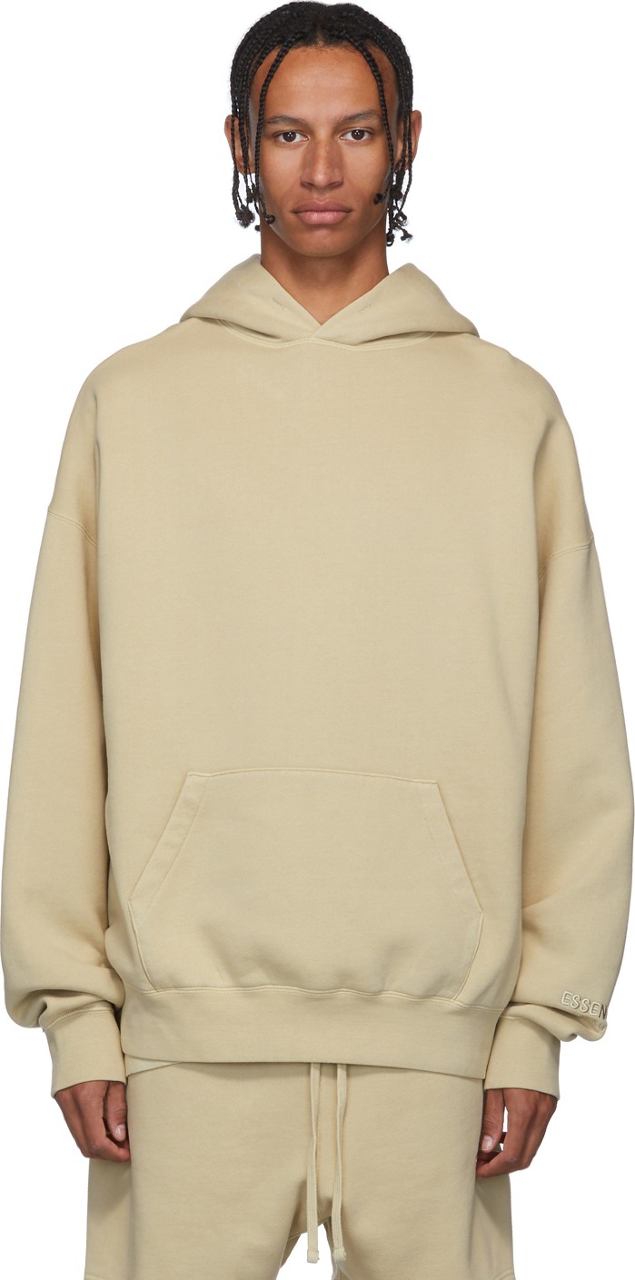 Essentials SSENSE Exclusive Beige Pullover Hoodie