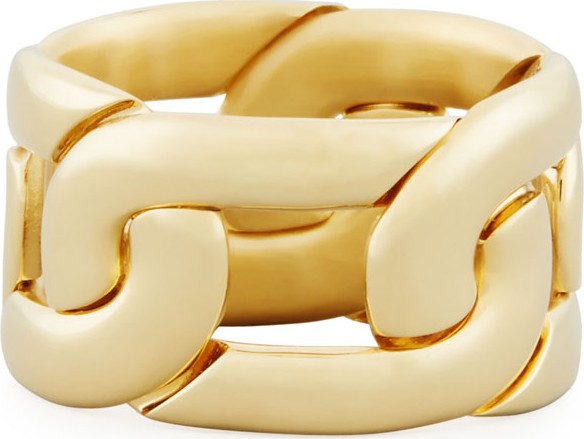 Pomellato Tango Link Ring in 18K Gold, Size 53