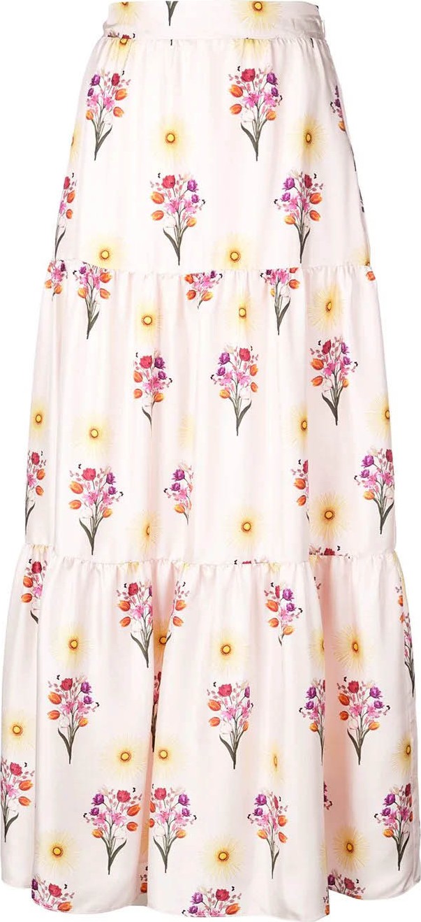 Borgo De Nor Floral maxi skirt